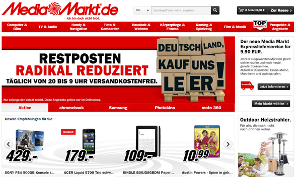 Ich Bin Doch Nicht Bl D Media Markt Will Mit Mehr