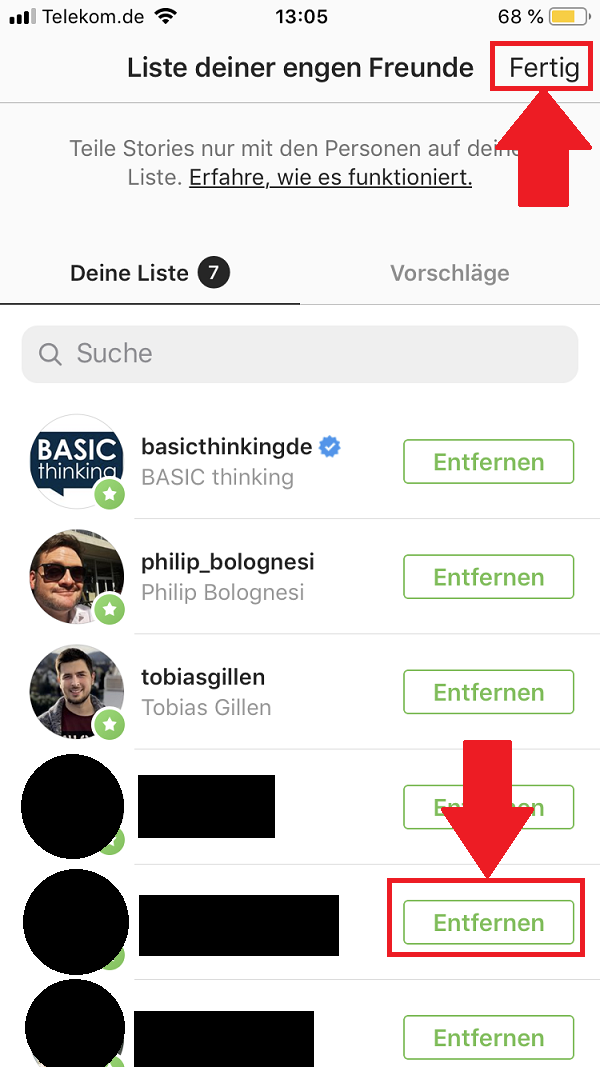 Enge Freunde So Teilst Du Deine Stories Mit Deinen Besten Freunden