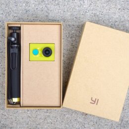 Xiaomi Yi Camera Verpackung ausgepackt