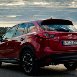 2015 Mazda CX-5 Skyactiv-D 150 AWD - Ansicht hinten links schräg