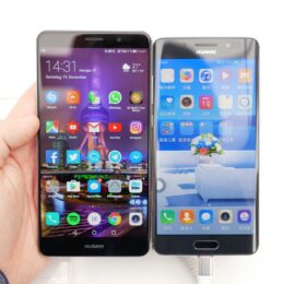 Huawei Mate 9 Pro neben Mate 9