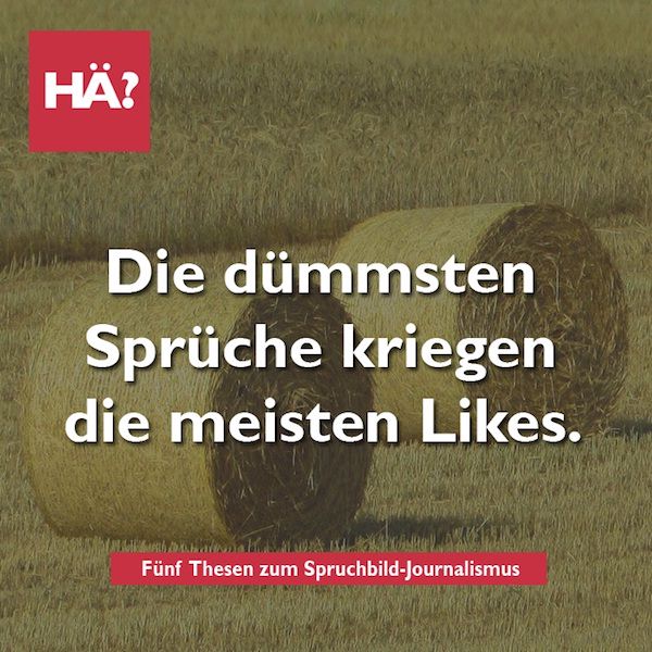 HÄ News Spruchbilder Instagram