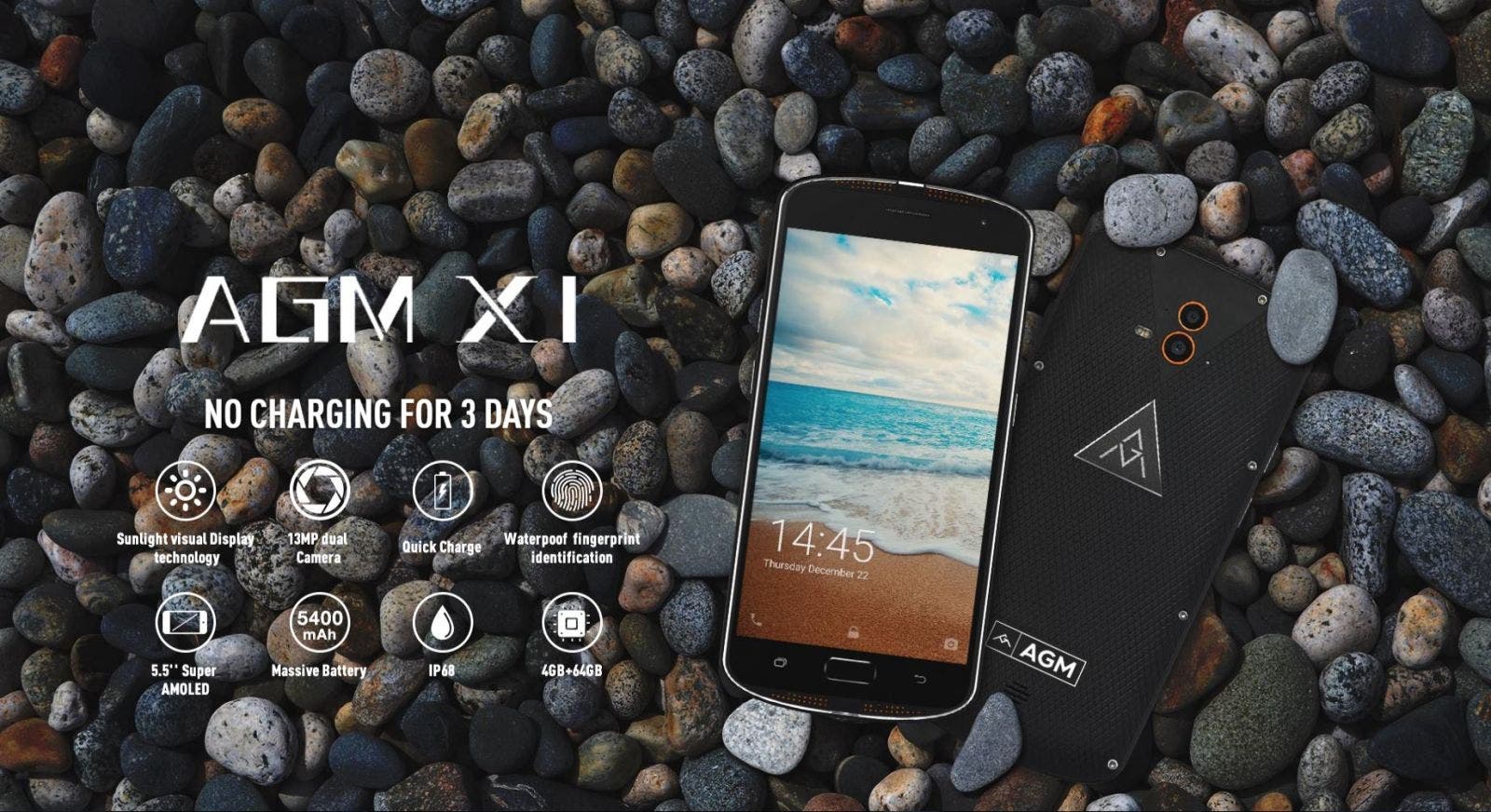 AGM X1 - eine Outdoor Smartphone mit Dualkamera