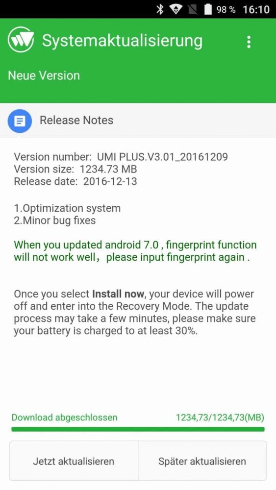 Umi_Plus_Nougat_Update