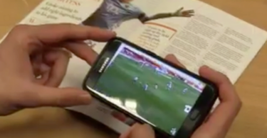 Augmented Reality im Stadionmagazin des Blackpool FC