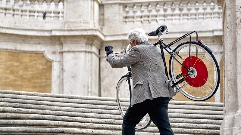 Copenhagen Wheel Superpedestrian E-Bike Rad wechseln