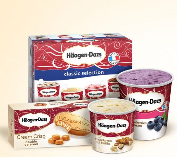 Häagen Dazs, Marken