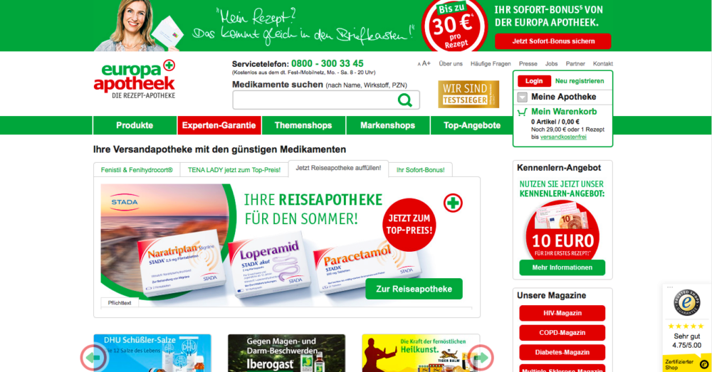 Das Sind Die 10 Besten Online-Apotheken Deutschlands