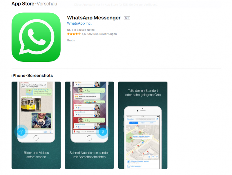 Whatsapp App Store