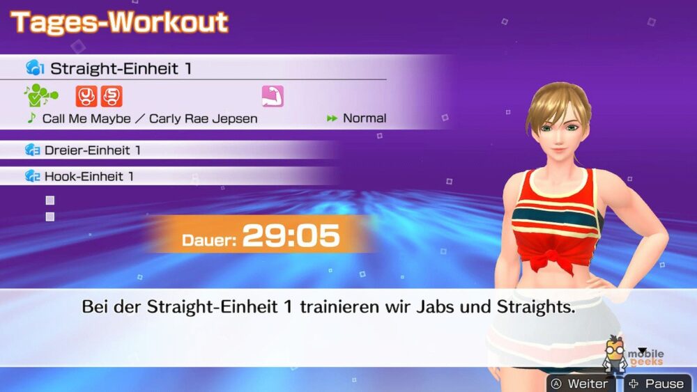 Fitness Boxing Nintendo Switch Abnehmen