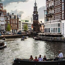 Amsterdam, Niederlande, Kanal