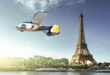 AeroMobil 5.0, Eiffelturm, Paris