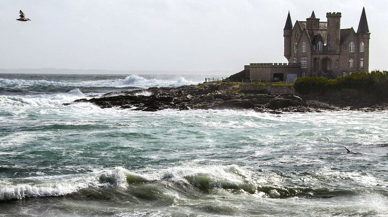 Bretagne, Atlantik, Schloss, Frankreich