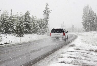 Schnee, Winter, Auto, Straße