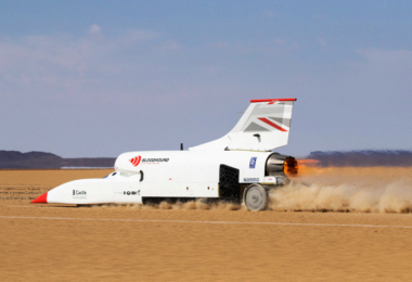 Bloodhound LSR Raketenfahrzeug, Kalahari, Superauto