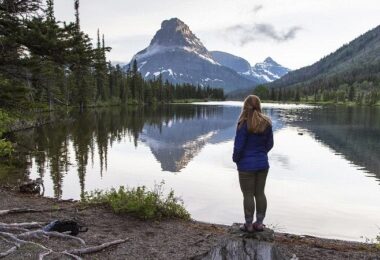 Pray Lake Montana, USA, Landschaft, Natur