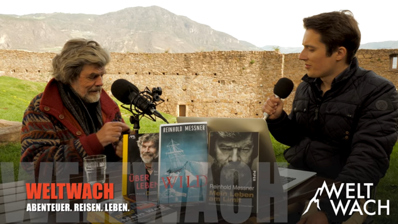 Weltwach Podcast, Reinhold Messner, Erik Lorenz, reisen