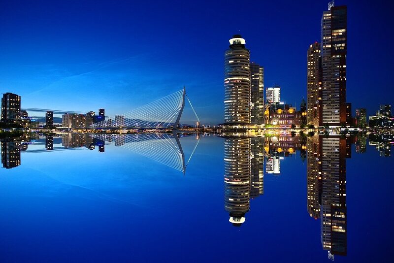 Rotterdam, Niederlande, Skyline, Stadt, Architektur