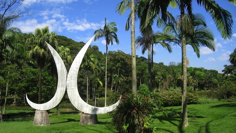 São Paulo, Brasilien, Park, Palmen