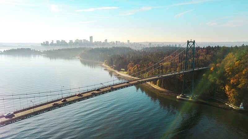 Vancouver, Lions Gate Bridge, Kanada, Brücke, Nordamerika, Stadt