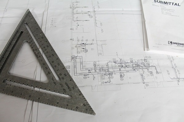 Ingenieur, Ingenieure, Architektur, Skizze, Bauplan