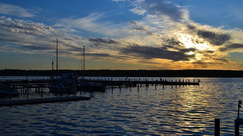 Wannsee Berlin, Steg, Boot, See, Wasser