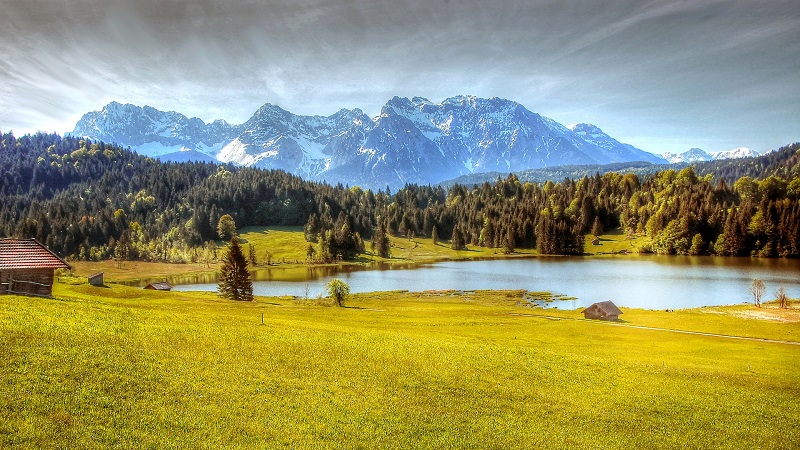 Geroldsee, See, Bayern, Berge