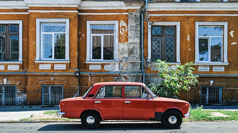 Schiguli, Auto, Chisinau, Moldawien