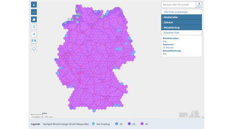 Funkloch-Karte: Diese Map zeigt dir, ob du im Funkloch lebst