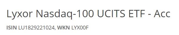 Lyxor Nasdaq-100 UCITS ETF - Acc