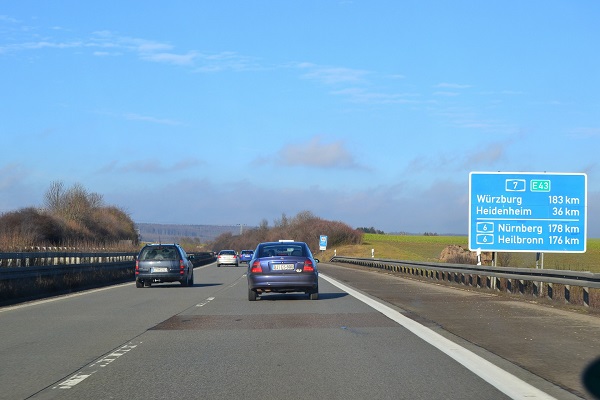 Autobahn, Fahrspur, Verkehr