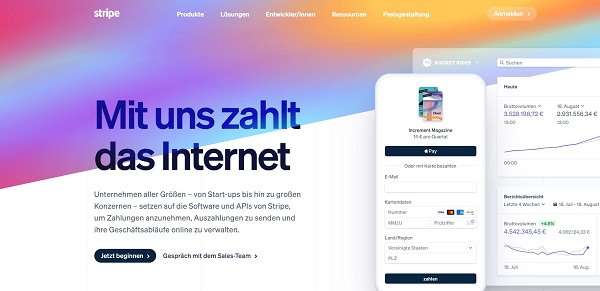 Stripe, Online Payment, Bezahldienstleister, Digital Payment, wertvollste Unternehmen der Welt