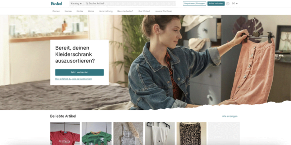 Secondhand Online, Shopping, Einkaufen, Kleidung, E-Commerce, Nachhaltigkeit