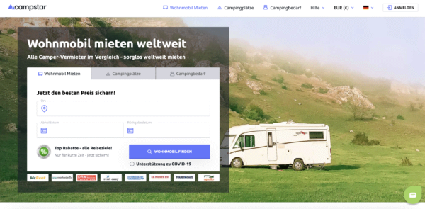 Wohnmobil mieten, Urlaub, Reise, Mieten, Vergleichsportal, Deutschland, Europa