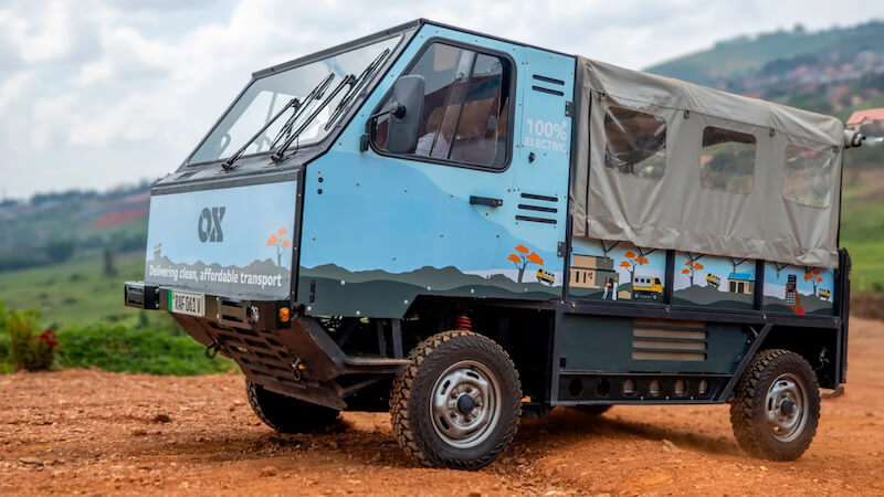 Ox Delivers, Lieferdienste, Ruanda, Elektro-Lkw, Lkw