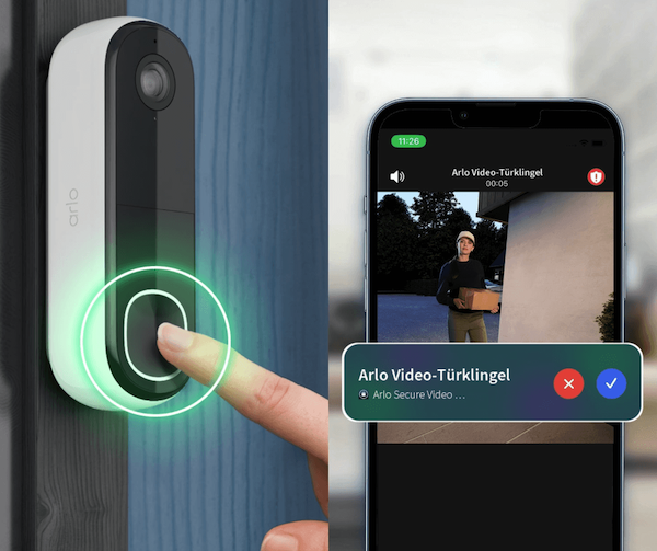 Arlo 2K kabellose Video-Türklingel