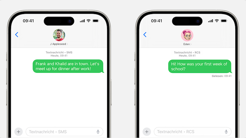 iPhone RCS-Nachrichten aktivieren, iPhone, Apple, RCS-Nachrichten