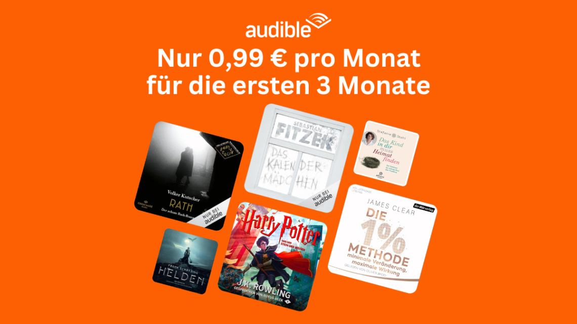 Amazon Audible 0,99 Euro 99 Cent Rabatt Rabattcode