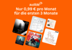 Amazon Audible 0,99 Euro 99 Cent Rabatt Rabattcode