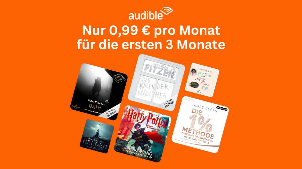 Amazon Audible 0,99 Euro 99 Cent Rabatt Rabattcode