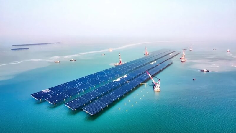 weltweit größten Offshore-Solarpark