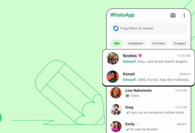 WhatsApp Entwurf, Nachrichten, Funktion, Messenger, Nachrichtendienst, Meta, Facebook, Neuerung, Social Media, Kommunikarion