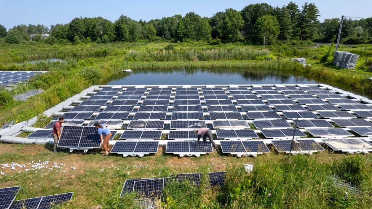 Schwimmende Solaranlagen