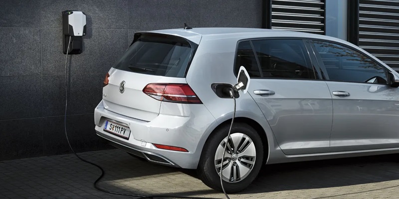 Ein Bild des VW e-Golf.