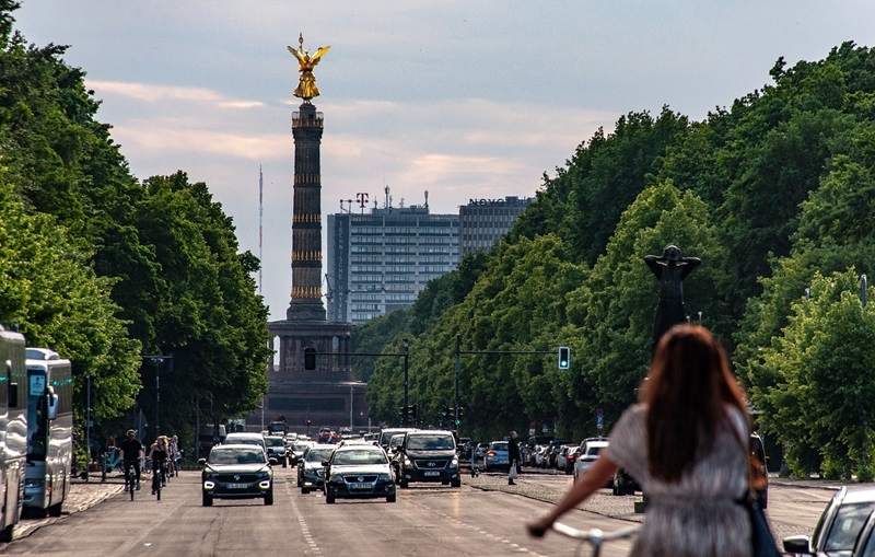 Die Siegessäule in Berlin.